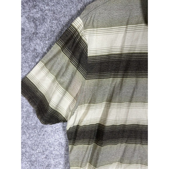 Vintage Perry‎ Ellis Short Sleeve Striped Polo Shirt Men Size XL Pullover - Picture 9 of 16